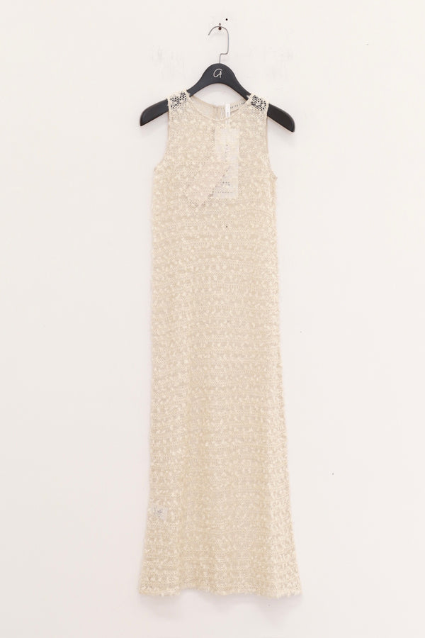 SWAYING 25 Spring/Summer Silk Wool Plaid Vest Dress SW-SW25SS2L11C1-YAMA Linen
